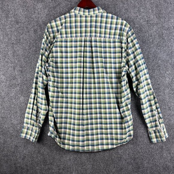 Tommy Bahama Jeans Shirt Mens Large Cotton Check Button Down Long Sleeve Pocket - Picture 7 of 10